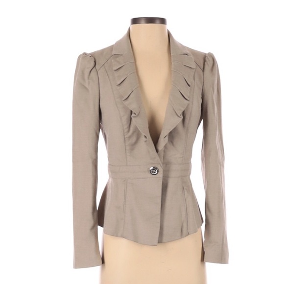 White House Black Market Jackets & Blazers - White House Black Market tan blazer